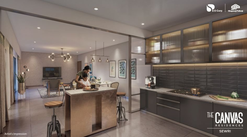 The -Canvas-Residences-Internal-Gallery-Kitchen-&-Dianing-Area